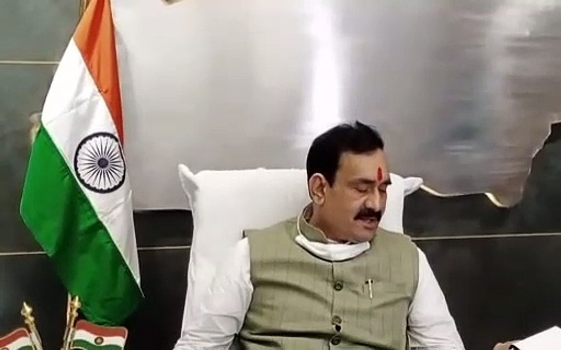 गृहमंत्री नरोत्तम मिश्रा ने की अपील, चीनी सामान...
