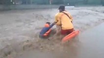 Intense rescues during Hurricane Eta flooding