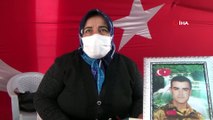 HDP Önünde Evlat Nöbetine Devam Eden Cennet Kabaklı Oğlumu Almadan Gitmeyeceğim