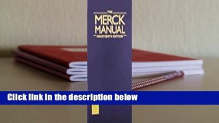 About For Books  The Merck Manual of Diagnosis and Therapy  Review