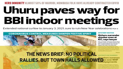 The News Brief: No political rallies, but town halls allowed