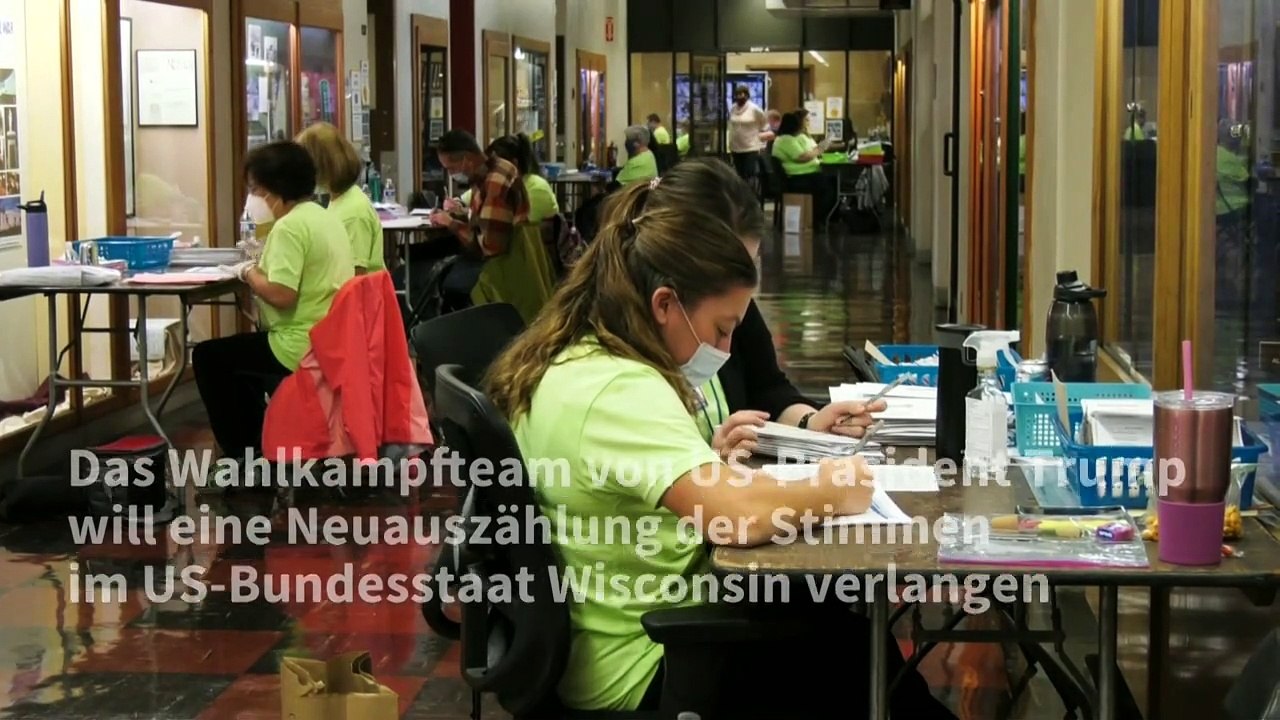 Trump-Team will Neuauszählung in Wisconsin verlangen