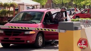 Parking Gate Jack-in-the-box Prank - Just For Laughs Gags