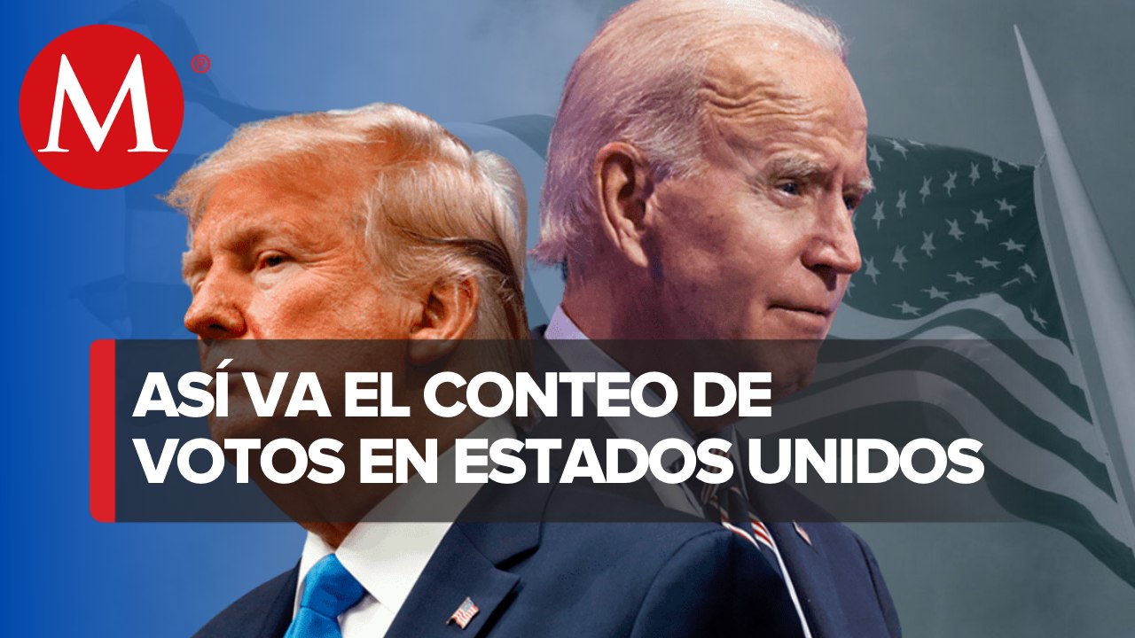 Biden vs Trump, así va el conteo de votos en Estados Unidos