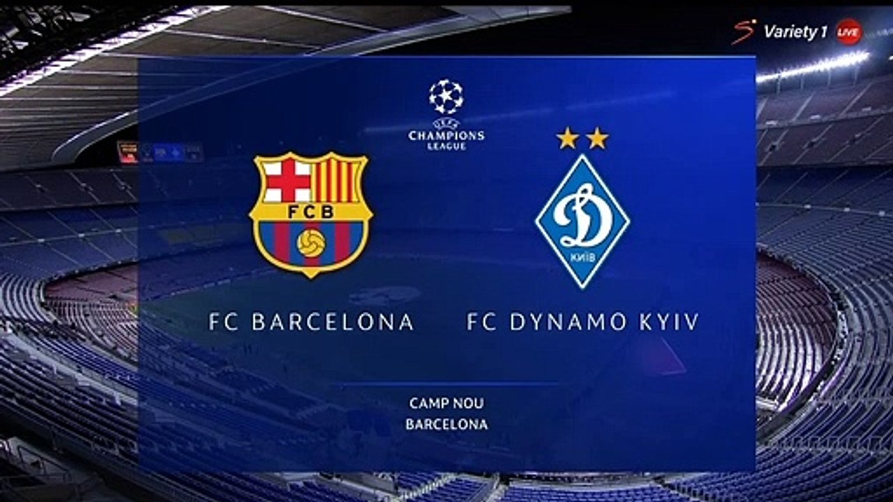 Barcelona vs Dynamo Kyiv 1-0