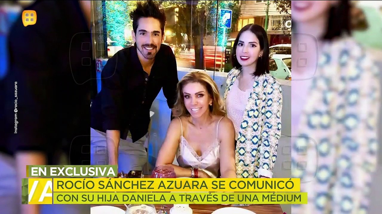 Rocío Sánchez Azuara relata que a través de una médium, pudo comunicarse con su hija. | Ventaneando