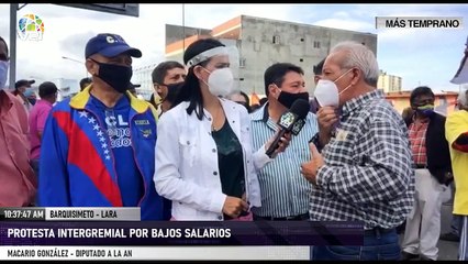 Gremios protestan en el estado Lara - VPItv