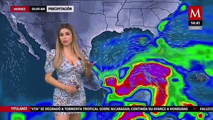 El clima para hoy 4 de noviembre, Pamela Longoria