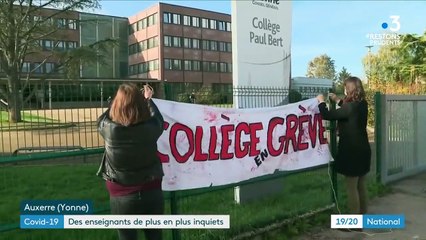 Coronavirus : des enseignants entrent en grève contre le protocole sanitaire renforcé