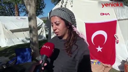 Üç deprem yaşayan kadın İzmir depremini ağlayarak anlattı