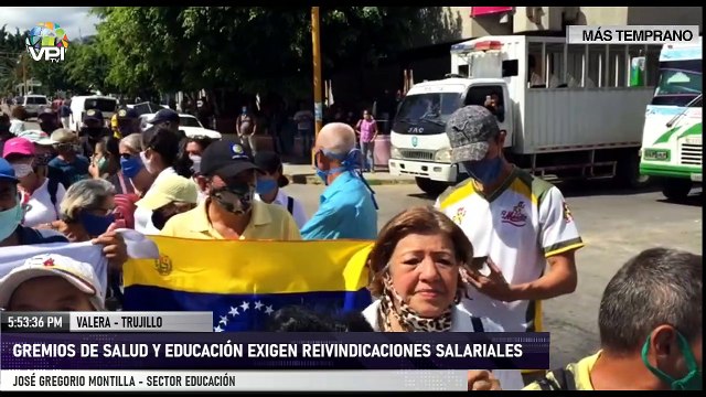 Personal de salud y educación de Valera exigieron reivindicaciones salariales - Trujillo - VPItv