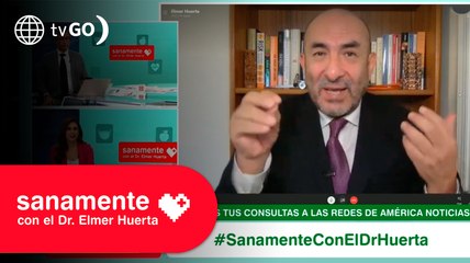 El dolor de garganta cuando hablo mucho es producto al Covid |  Sanamente con el Doctor Elmer Huerta