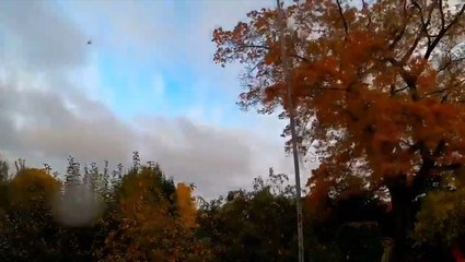 Rain and winds rage by in seconds