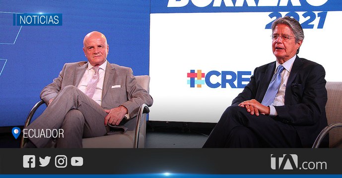 Guillermo Lasso y Alfredo Borrero es el binomio del movimiento CREO -Teleamazonas