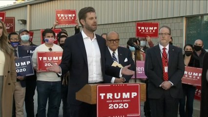 US President Trump’s lawyer, son Eric accuse Democrats of ballot fraud in Pennsylvania, Wisconsin