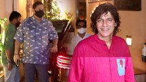 Chunky Pandey and David Dhawan snapped at Anil Kapoor's house | FilmiBeat