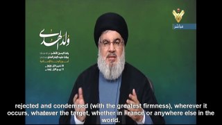 Nasrallah condemns the Nice attack and denounces France's support for terrorism (1/2)