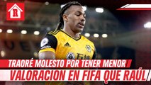 Adama Traoré 'se molestó' por tener menor valoración que Raúl Jiménez en FIFA 21