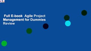 Full E-book  Agile Project Management for Dummies  Review