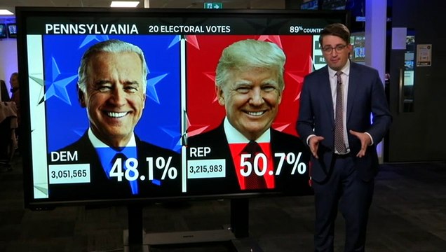 Tense wait as vote counting continues in key states