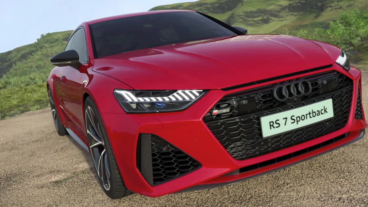 Audi RS 7 Sportback – Dynamic Ride Control Animation