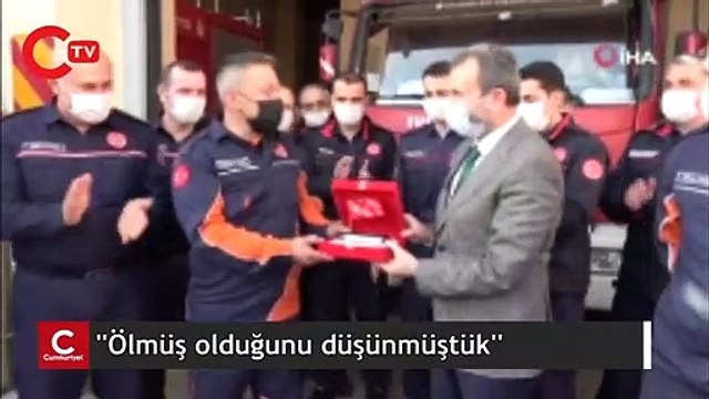 Elif’in parmağını tuttuğu itfaiye eri o anları anlattı