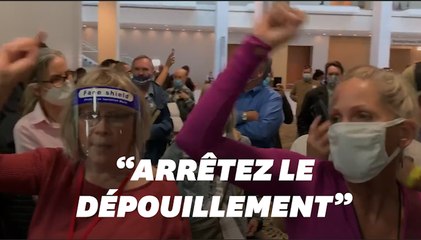 Élection américaine: des bureaux de vote encerclés par des manifestants pro-Trump