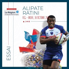 L'essai d'Alipate Ratini contre Brive, saison 2014-2015