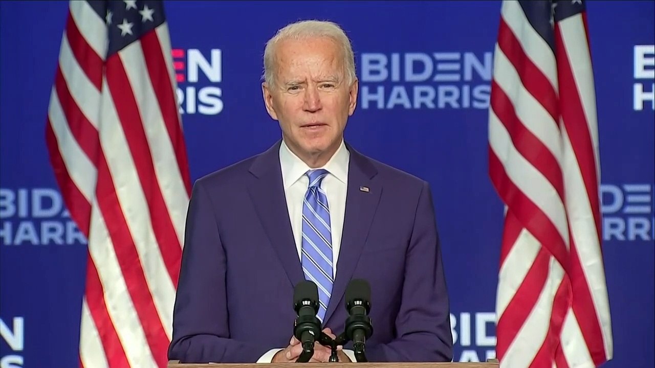 Biden siegessicher - will aber alle Stimmen ausgezählt sehen