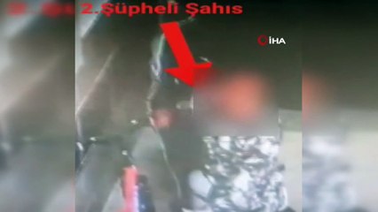 Çikolata ve bisiklet hırsızları kamerada