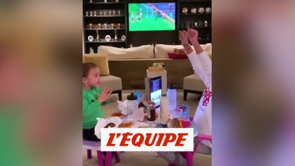 Di Maria encouragé par ses filles - Foot - C1 - PSG