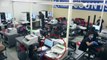 Where it's happening now- Live clip of workers counting ballots in Sacramento County
