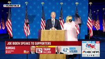 Biden Tells Supporters 'We're On Track To Win'