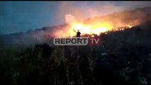 Report TV - I vihet zjarri ullishtes në hyrje të Ksamilit