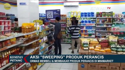 Sejumlah Ormas Lakukan Aksi Sweeping Produk asal Prancis di Minimarket