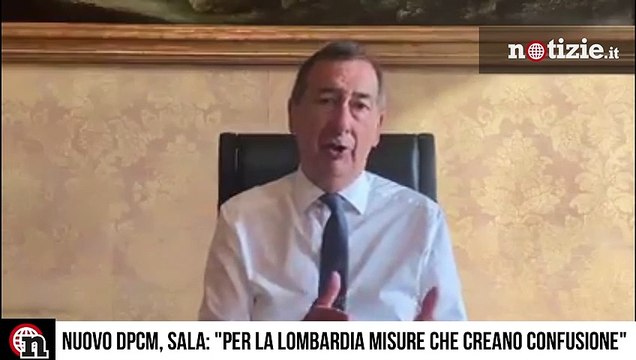 Nuovo dpcm, a Milano insorge il sindaco Sala: Misure creano confusione
