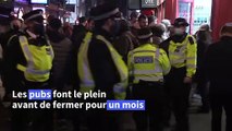 Londres: dernières bières avant reconfinement