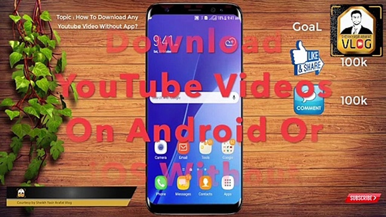 How To Download YouTube Videos On Android Or iOS Without App_ 2020  | SYA VLOG