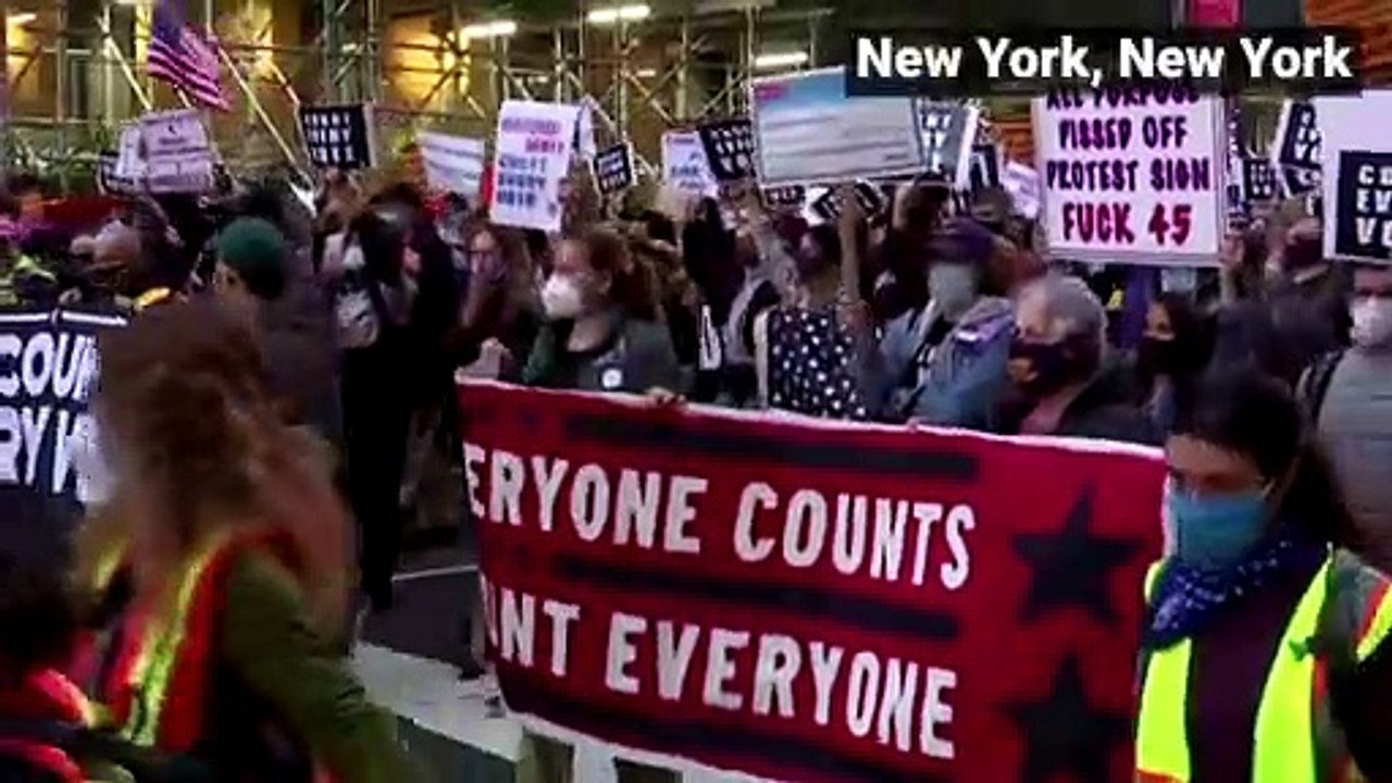 Proteste in den USA: 'Every Vote Counts!'