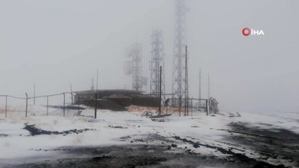 Erzincan’ın yüksek kesimleri beyaza büründü