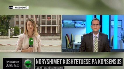 Ndryshimet Kushtetuese pa konsensus/ Ende në tavolinën e presidentit