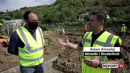 Report TV -Ahmetaj inspektim në Baldushk: Ndërtimi i pallateve nis në shtator