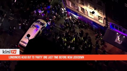 Londoners head out to party one last time before new lockdown