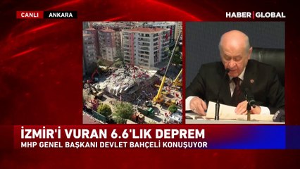 Bahçeli'den CHP'ye İzmir depremi tepkisi