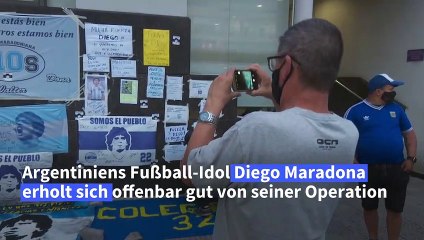 Maradona erholt sich gut nach Gehirn-OP