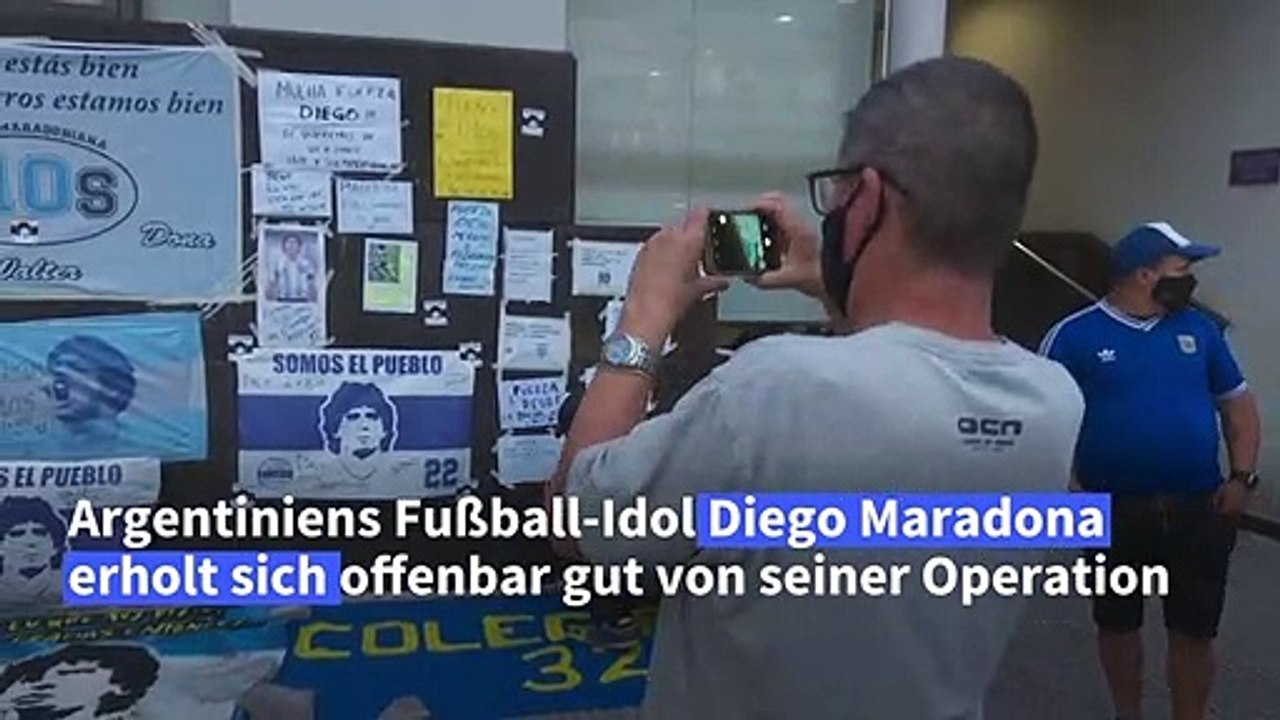 Maradona erholt sich gut nach Gehirn-OP