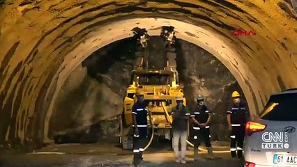 Zigana Tüneli'nin yüzde 76'sı tamamlandı | Video