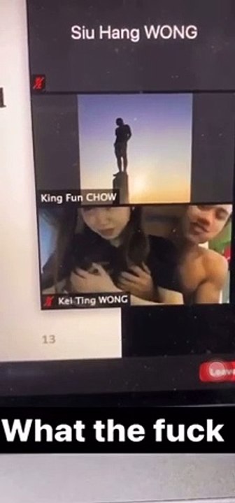 【突發】中大學生男女zoom上堂開左cam 親熱揸波影片流出