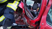 Otomobil ile hafif ticari araç çarpıştı: 5 yaralı - DÜZCE