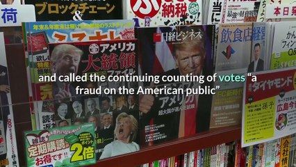 President Trump falsely declares victory in election despite ongoing count